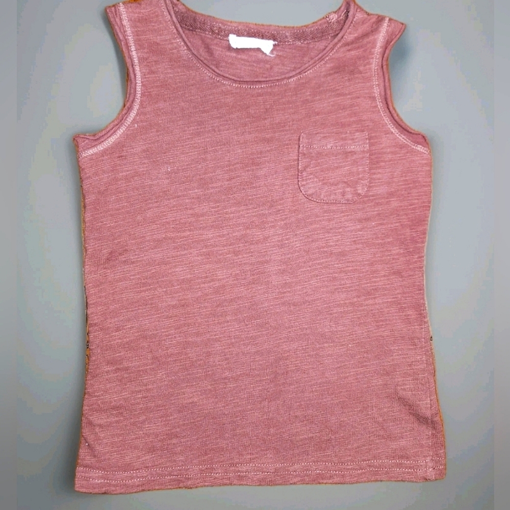 Jamie Kay 2Y Tank Top – Clay Red Cotton Pocket Tank – Soft Premium Basics